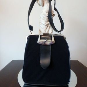 Vintage 60's purse black